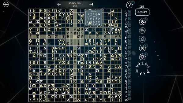 Sudoku 9x16x25 screenshot 3
