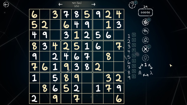 Sudoku 9x16x25 screenshot 8