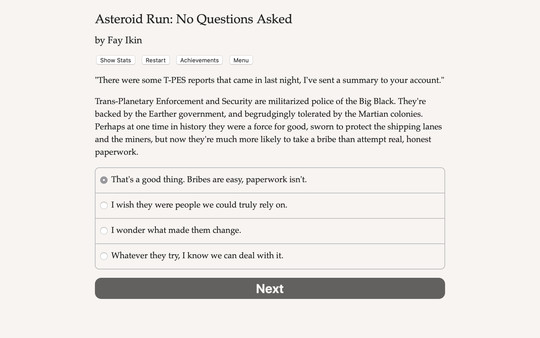 Asteroid Run: No Questions Asked screenshot 2