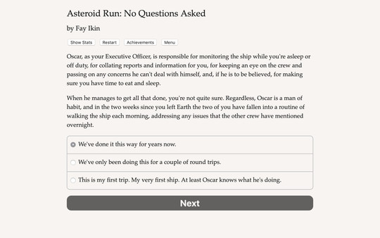 Asteroid Run: No Questions Asked screenshot 1