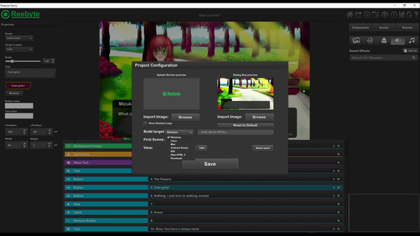 Reebyte : Visual Novel and Interactive App Maker screenshot 3