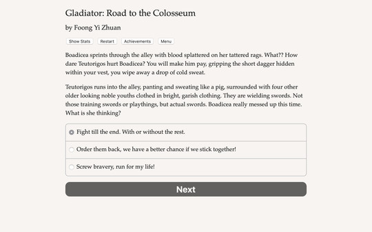 Gladiator: Road to the Colosseum screenshot 0