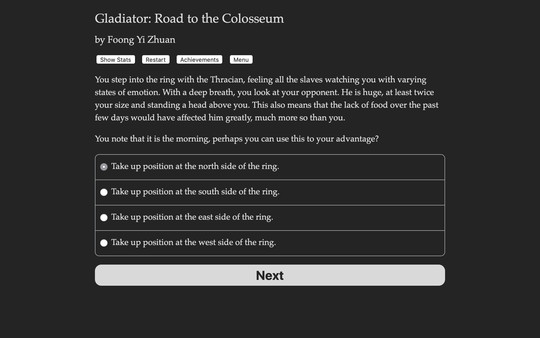 Gladiator: Road to the Colosseum screenshot 1