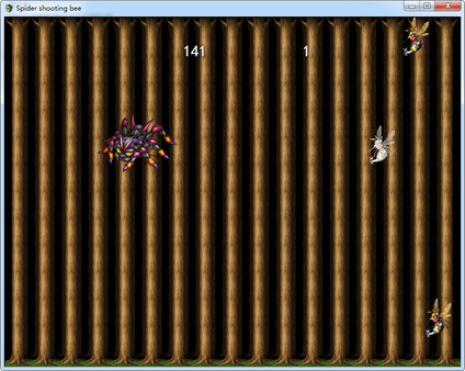 Spider shooting bee screenshot 9