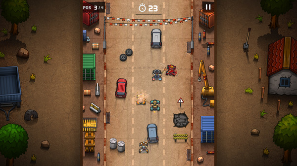 Rude Racers: 2D Combat Racing screenshot 6
