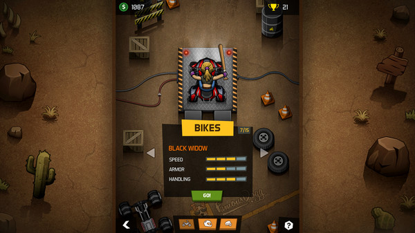Rude Racers: 2D Combat Racing screenshot 8