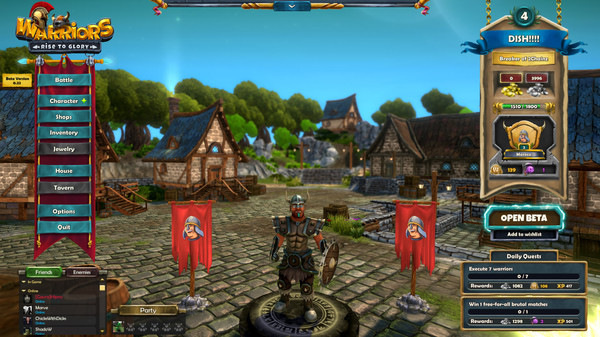 Warriors: Rise to Glory! Online Multiplayer Open Beta screenshot 6