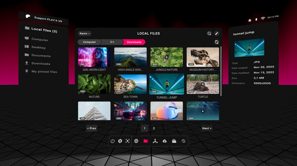 PLAY'A VR  Video Player screenshot 1