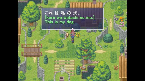 Learn Japanese RPG: Hiragana Forbidden Speech screenshot 1