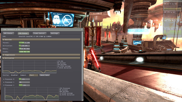 Game Dashboard screenshot 3