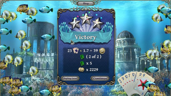 Jewel Match Atlantis Solitaire - Collector's Edition screenshot 11