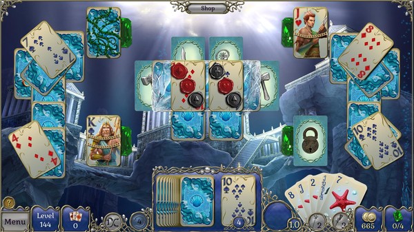 Jewel Match Atlantis Solitaire - Collector's Edition screenshot 4