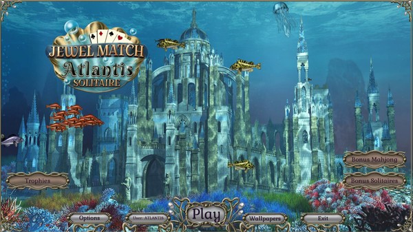 Jewel Match Atlantis Solitaire - Collector's Edition screenshot 1
