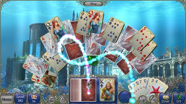 Jewel Match Atlantis Solitaire - Collector's Edition screenshot 10