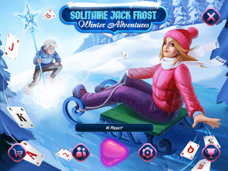Solitaire Jack Frost Winter Adventures screenshot 6