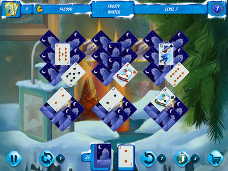 Solitaire Jack Frost Winter Adventures screenshot 5