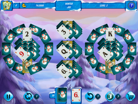 Solitaire Jack Frost Winter Adventures screenshot 2