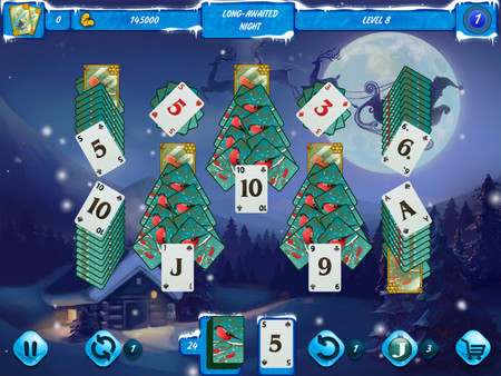 Solitaire Jack Frost Winter Adventures screenshot 1