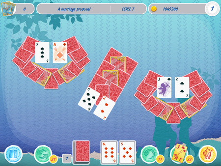 Solitaire Match 2 Cards. Valentine's Day screenshot 3