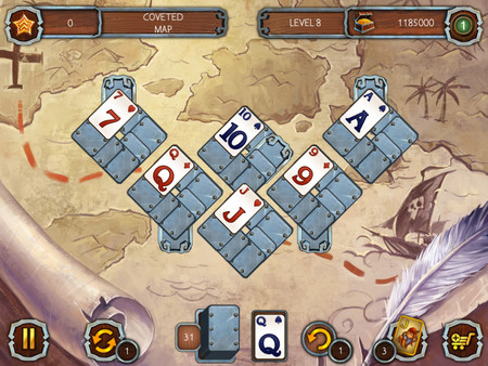 Solitaire Legend of the Pirates screenshot 4