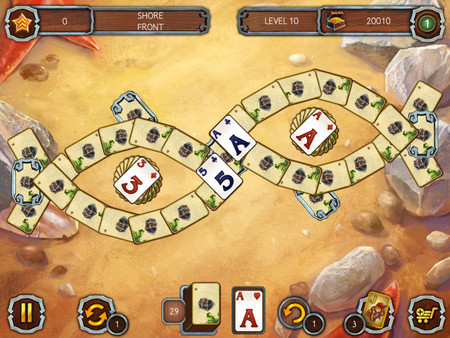 Solitaire Legend of the Pirates screenshot 1