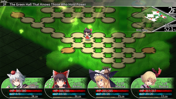 LABYRINTH OF TOUHOU - GENSOKYO AND THE HEAVEN-PIERCING TREE screenshot 6