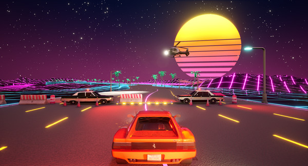 Cyber OutRun screenshot 8