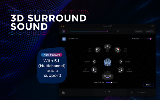 Boom 3D Mac: Volume Booster, Equalizer and 3D surround sound in games screenshot 7