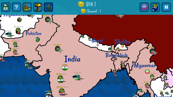 Dictators:No Peace Countryballs screenshot 12