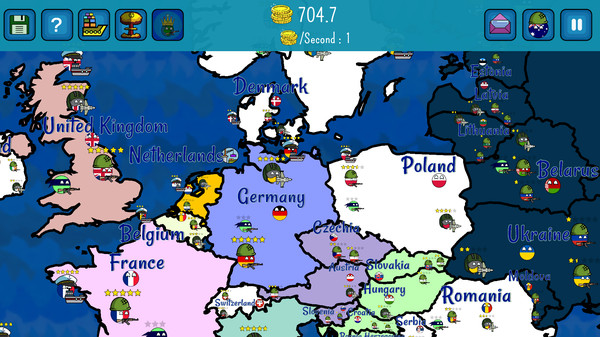 Dictators:No Peace Countryballs screenshot 2