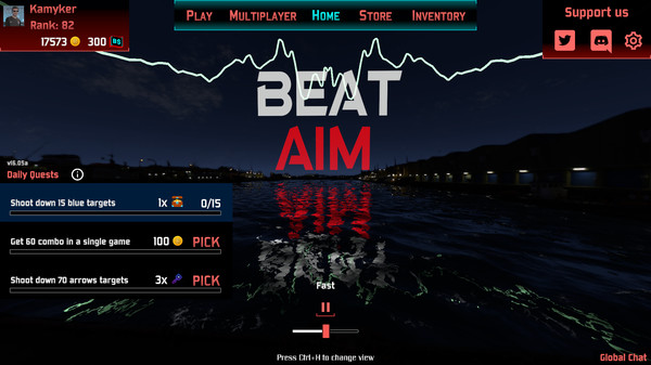 Beat Aim - Rhythm FPS Trainer screenshot 1
