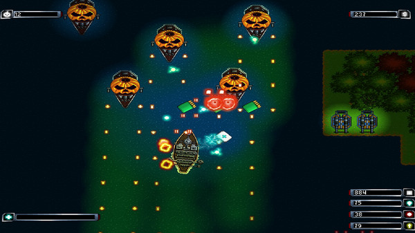 Warships On The Halloween Night screenshot 1