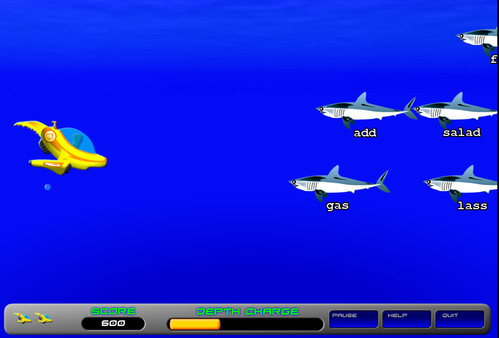 Typing with Sharks screenshot 2