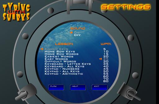 Typing with Sharks screenshot 1