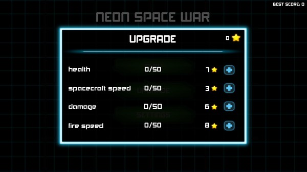 NEON SPACE WAR screenshot 2