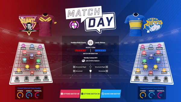Rugby League Team Manager 3 screenshot 1