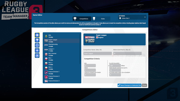 Rugby League Team Manager 3 screenshot 8