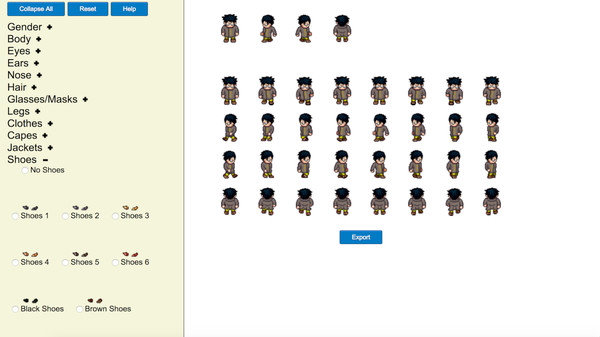 RPG Character Builder screenshot 2