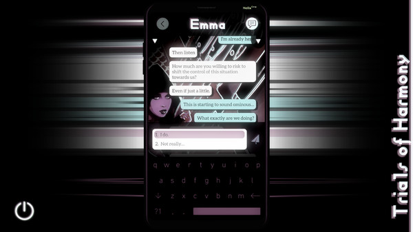 Trials of Harmony ~ A Found Phone Mystery Visual Novel screenshot 3