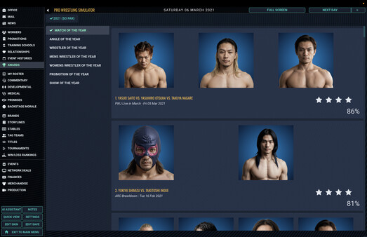 Pro Wrestling Sim screenshot 3