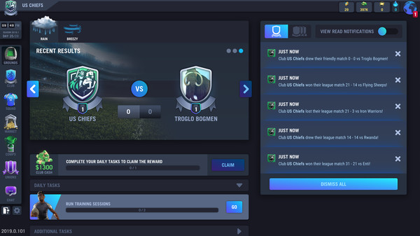 Blackout Rugby Manager screenshot 12