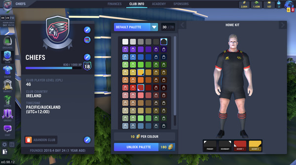 Blackout Rugby Manager screenshot 7
