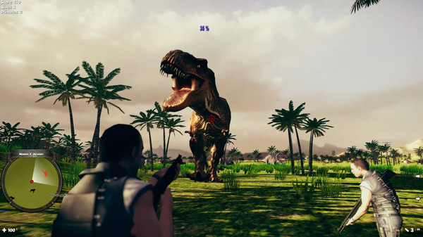 Dinosaur Hunting Patrol 3D Multiplayer Online screenshot 2