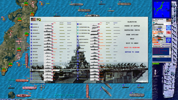 Battleships and Carriers - Pacific War screenshot 2