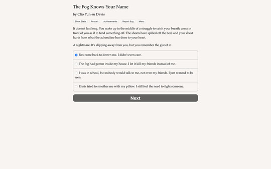 The Fog Knows Your Name screenshot 1