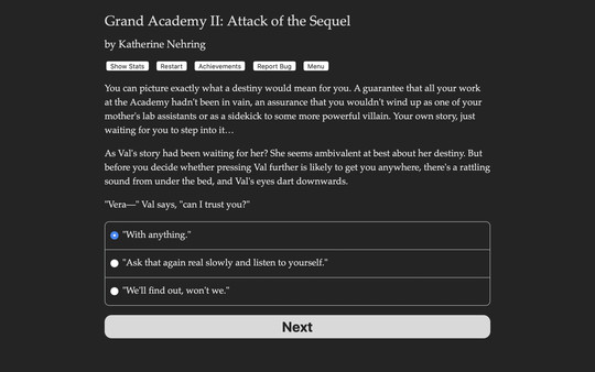 Grand Academy II: Attack of the Sequel screenshot 2