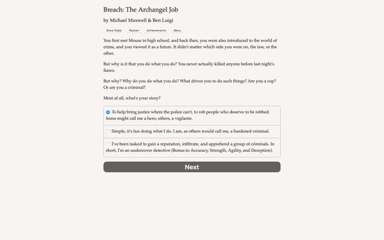 Breach: The Archangel Job screenshot 0
