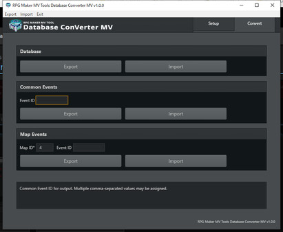 RPG Maker MV Tools - Database ConVerter MV screenshot 5