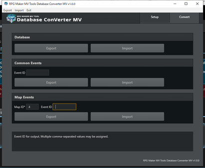 RPG Maker MV Tools - Database ConVerter MV screenshot 4