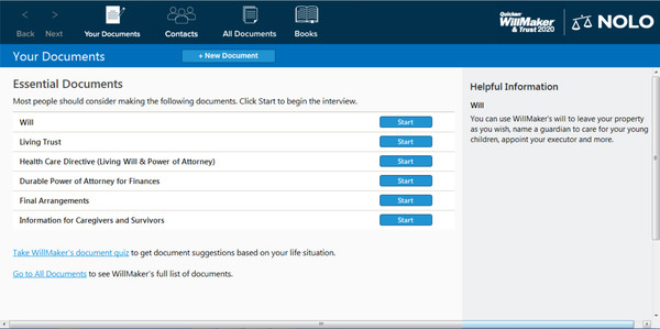 Quicken WillMaker & Trust 2020 screenshot 3